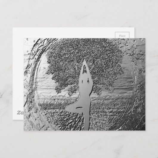 クロムのヨガの木 ポストカード (正面/裏面)