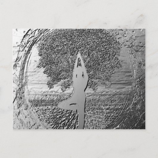 クロムのヨガの木 ポストカード (正面)