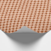 クロムの3-dボックス – 銅色 ラッピングペーパー (角)