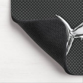 クロムはカーボン繊維のマカジキを好みます マウスパッド (コーナー)