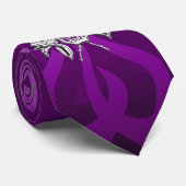 クロムは炎を競争させるスカルおよびバラの紫色を好みます ネクタイ (ロール)