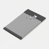 クロムは黒の射手座の(占星術の)十二宮図の印を好みます ポストイット (アングル)