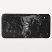 クロムはHeveliusの牡羊座の(占星術の)十二宮図の記号を好みます Case-Mate iPhoneケース (裏面(横))