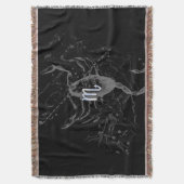 クロムはHeveliusの蠍座の(占星術の)十二宮図の印を好みます スローブランケット (正面縦)