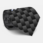 クロムアクエリアス〔占星術の〕十二宮図サインカーボンファイバースタイル ネクタイ (ロール)