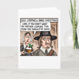 クロムウェルはクリスマスを禁止する シーズンカード