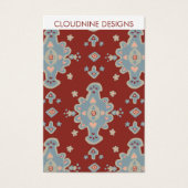 クロムウェルイヤリングネックレスジュエリー表示カード (正面)