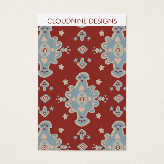 クロムウェルイヤリングネックレスジュエリー表示カード (正面)