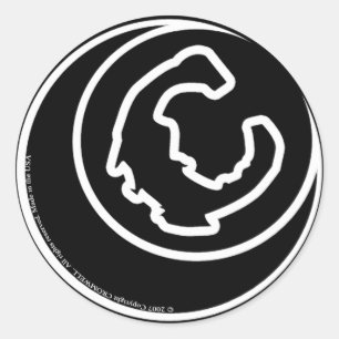 クロムウェル"C"のロゴ ラウンドシール
