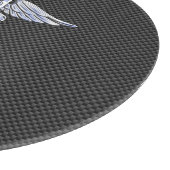 クロムカデュース医療用シンボルブラック炭素繊維 カッティングボード (角)