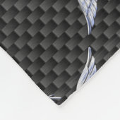 クロムカドゥセウス医療シンボル炭素繊維プリント フリースブランケット (角)