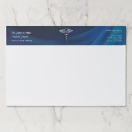 クロムカドゥセウス暗いホログラフィック3D医療 ペーパーパッド