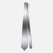 クロムカラーの層状グラデーション ネクタイ (正面)