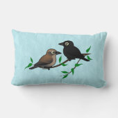 クロムクドリモドキの組 ランバークッション (裏面)