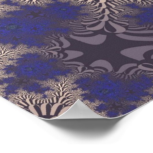 クロムクロス（青） ポスター (角)