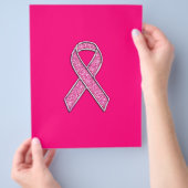 クロムグリッタースタイルピンクリボン認識度 チラシ (手)