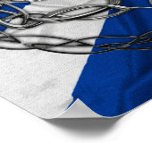 クロムケルト結び目模様チスル ポスター (角)