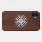 クロムコン航海のパスオンウェットマホガニープリント Case-Mate iPhoneケース (裏面(横))