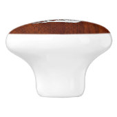 クロムサイボートオンマホ航海のガニーグレインプリント セラミックノブ (側面)