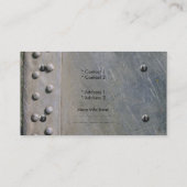 クロムシルバーグレーメタルカンパニーイメージ 名刺 (裏面)