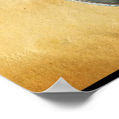 クロムスカルとアンティーク海賊の宝石図 ポスター (角)