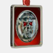 クロムスカルドアハンガー メタルオーナメント (右)