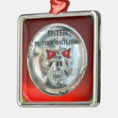 クロムスカルドアハンガー メタルオーナメント (左)