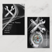 クロムスカル及びレンチズメタル整備士パール 名刺 (正面/裏面)