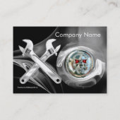 クロムスカル及びレンチズメタル整備士パール 名刺 (裏面)