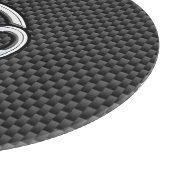 クロムスタイルがん〔占星術の〕十二宮図標識炭素繊維プリント カッティングボード (角)