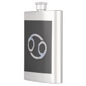 クロムスタイルがん〔占星術の〕十二宮図記号 フラスク (左)