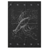 クロムスタイルがん〔占星術の〕十二宮図Hevelius 1690サイン テーブルクロス (正面)