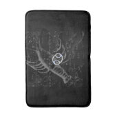 クロムスタイルがん〔占星術の〕十二宮図Hevelius 1690サイン バスマット (正面縦)