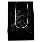 クロムスタイルがん〔占星術の〕十二宮図Hevelius 1690サイン ミディアムペーパーバッグ (裏面)