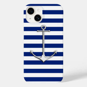 クロムスタイルシンいかりオンブルーストライプ Case-Mate iPhone 14ケース