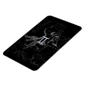 クロムスタイルジェミニ〔占星術の〕十二宮図サインオンヘベリウス マグネット (左側)