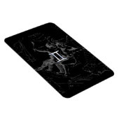 クロムスタイルジェミニ〔占星術の〕十二宮図サインオンヘベリウス マグネット (右側)