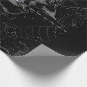 クロムスタイルジェミニ〔占星術の〕十二宮図サインオンヘベリウス ラッピングペーパー (角)