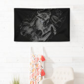 クロムスタイルタウラス〔占星術の〕十二宮図サインオンヘベリウスデコール 横断幕 (インサイチュ)