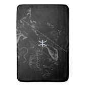 クロムスタイルピセス〔占星術の〕十二宮図サインオンヘベリアス バスマット (正面縦)