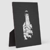 クロムスタイルライトハウスオンカーボンファイバー フォトプラーク (側面)