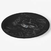 クロムスタイルリブラ〔占星術の〕十二宮図サインオンヘベリウス ペーパープレート (アングル)