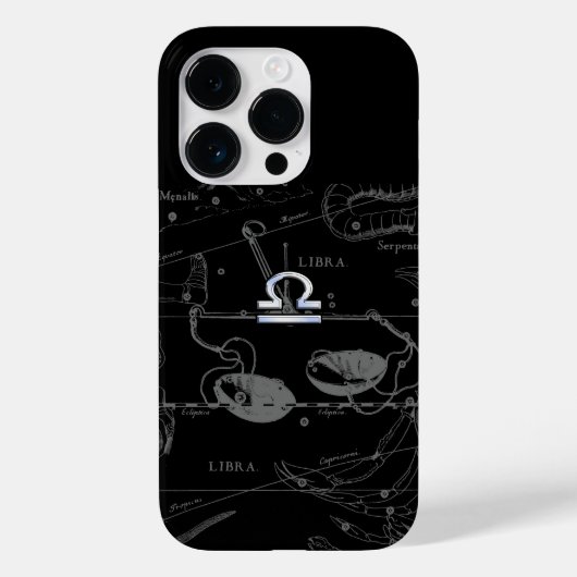 クロムスタイルリブラ〔占星術の〕十二宮図サインオンヘベリウス Case-Mate iPhoneケース (裏面)