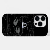 クロムスタイルリブラ〔占星術の〕十二宮図サインオンヘベリウス Case-Mate iPhoneケース (裏面 (横))