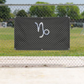 クロムスタイル山羊座の炭素繊維上の記号 横断幕 (インサイチュ)