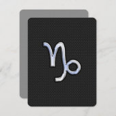 クロムスタイル山羊座〔占星術の〕十二宮図サインオンスネークスタイル (正面/裏面)