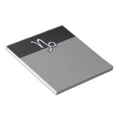 クロムスタイル山羊座〔占星術の〕十二宮図サインオンスネークスタイル ノートパッド (アングル)