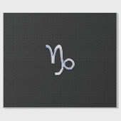 クロムスタイル山羊座〔占星術の〕十二宮図サインオンスネークスタイル ラッピングペーパー (フラット)