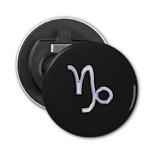 クロムスタイル山羊座〔占星術の〕十二宮図サインオンスネークスタイル 栓抜き (正面)