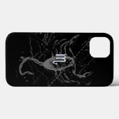 クロムスタイル蠍座〔占星術の〕十二宮図サインオンヘベリウス Case-Mate iPhoneケース (裏面 (横))